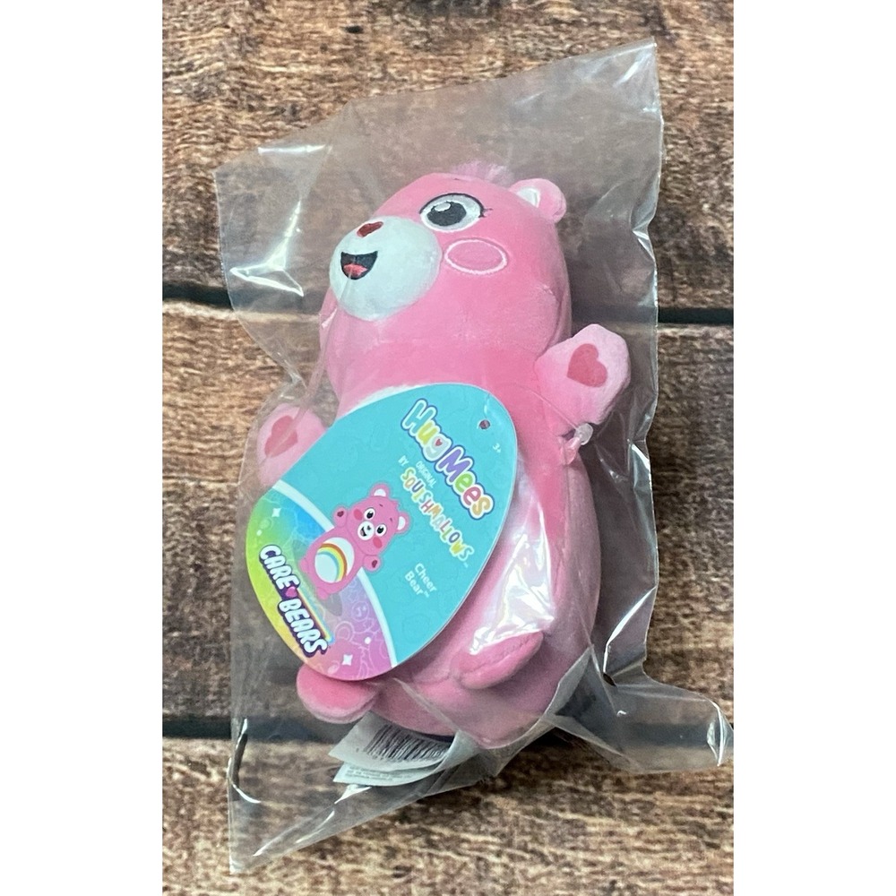 Squishmallows Hug Mees Care Bears "Cheer Bear" 6 inch Plush Toy New - Picture 8 of 16